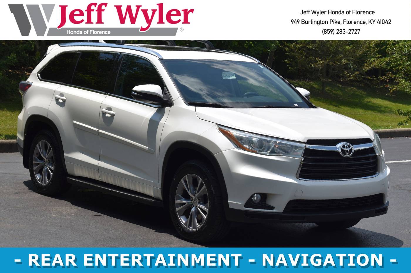 2015 Toyota Highlander XLE — SUV — 104,547 mi — Florence, KY