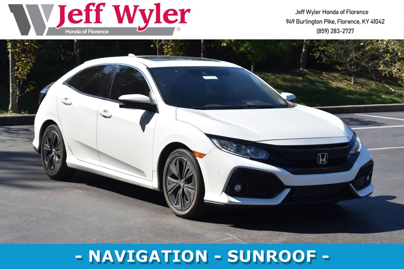 2019 Honda Civic EX-L Navi — Hatchback — 92,917 mi — Florence, KY