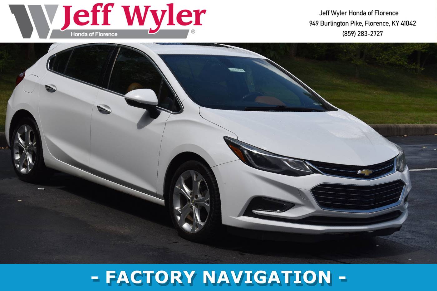 2017 Chevrolet Cruze Premier — Hatchback — 110,543 mi — Florence, KY
