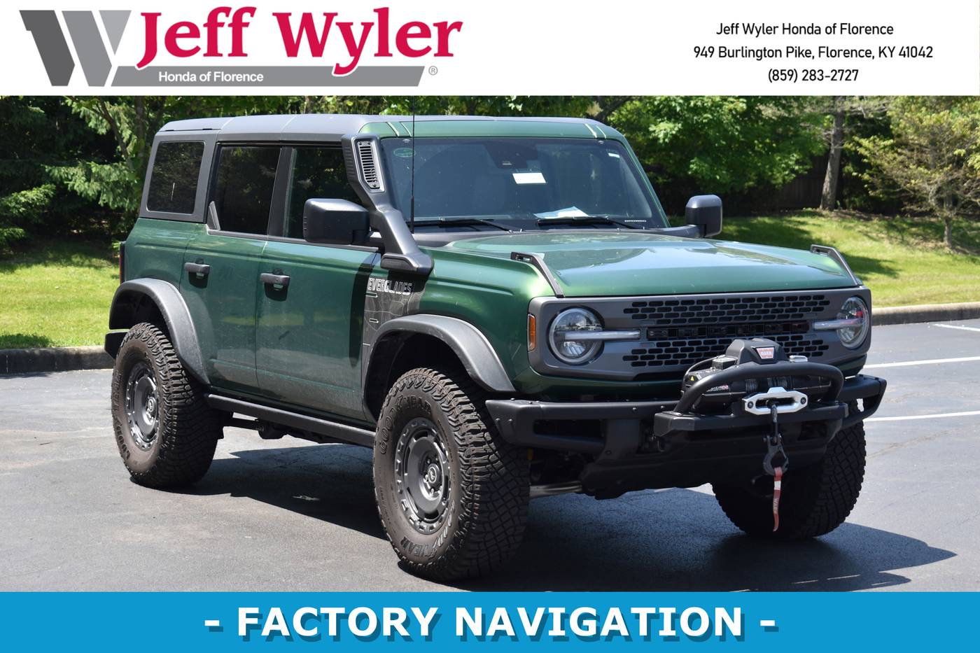2024 Ford Bronco Everglades — SUV — 7,576 mi — Florence, KY