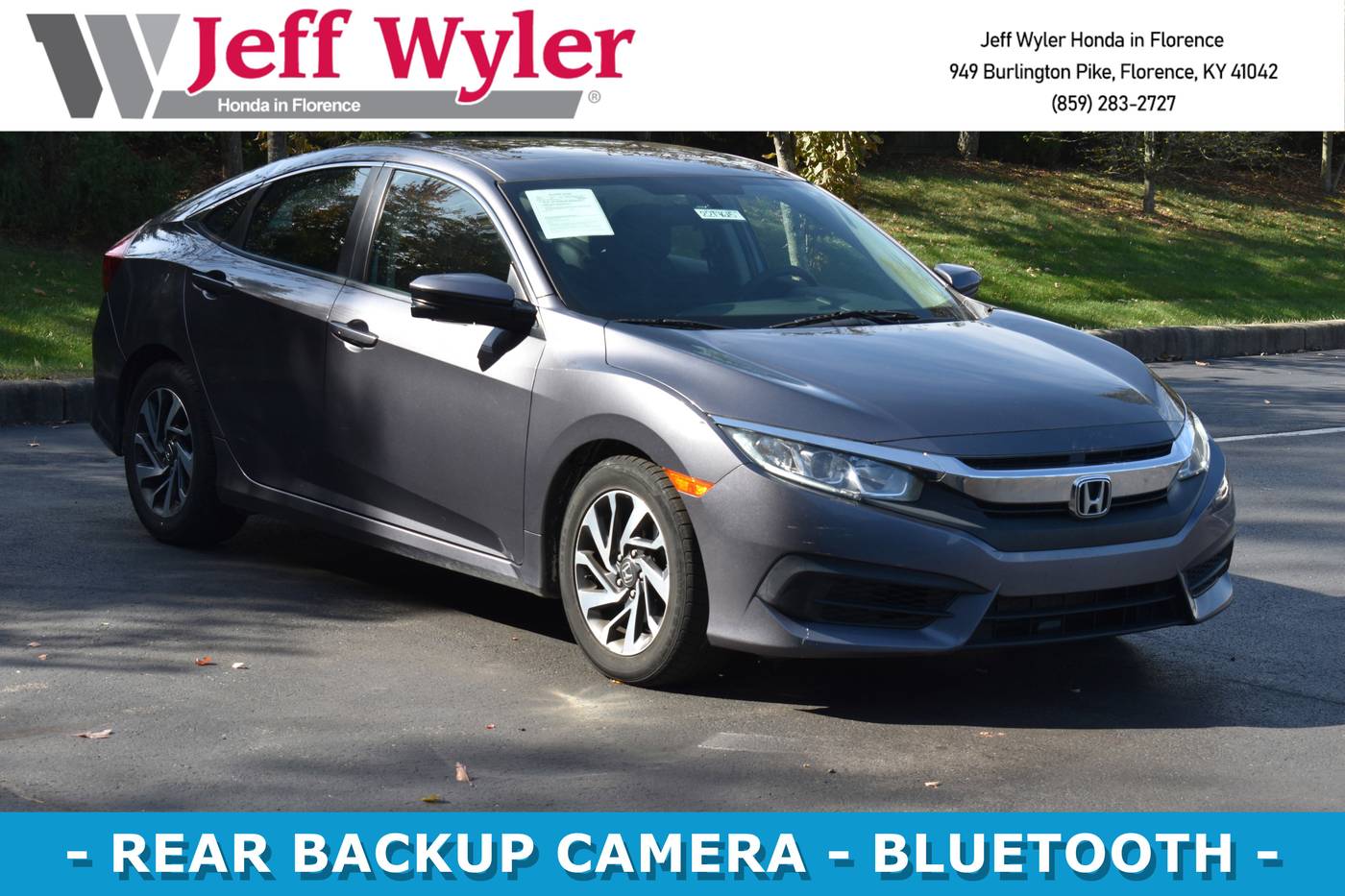2017 Honda Civic EX — Sedan — 34,709 mi — Florence, KY