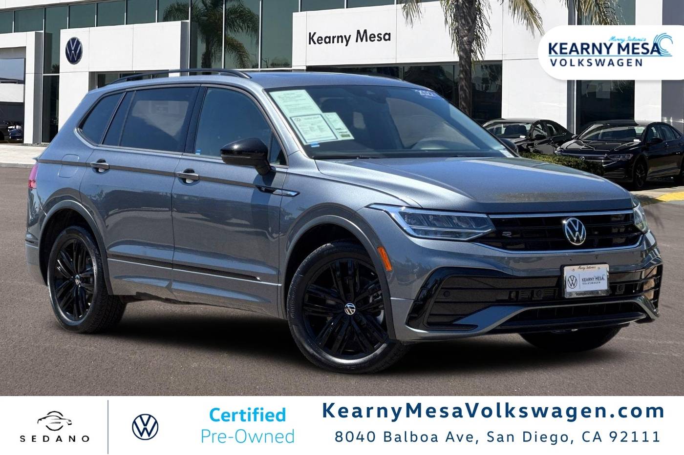 2022 Volkswagen Tiguan SE R-Line Black — SUV — 55,792 mi — San Diego, CA
