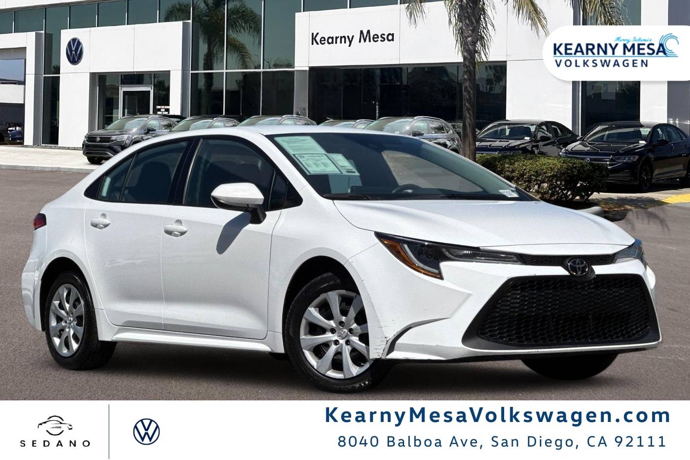 2022 Toyota Corolla LE — Sedan — 63,709 mi — San Diego, CA