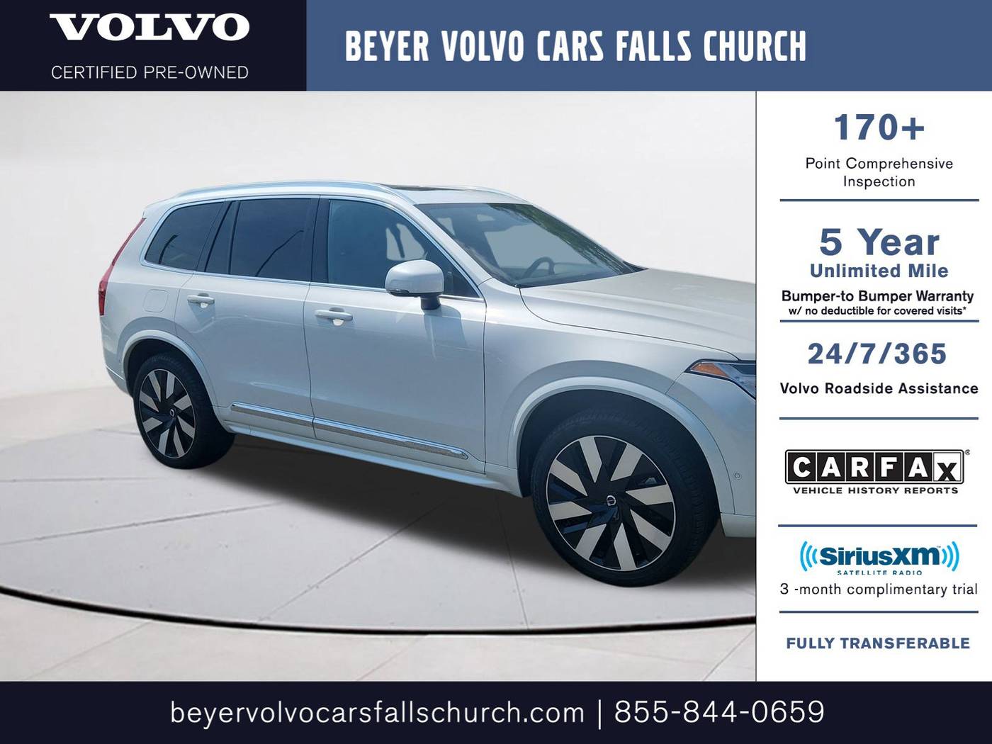 2024 Volvo XC90 Recharge Plus Bright Theme — SUV — 15,494 mi — Falls Church, VA