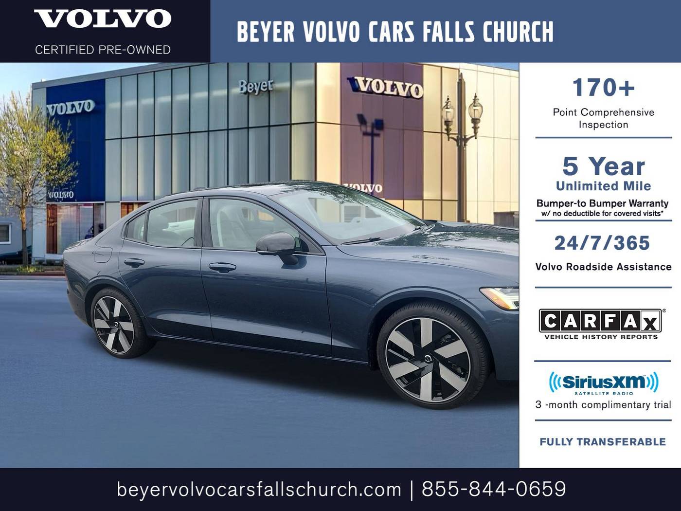 2024 Volvo S60 Recharge Plus — Sedan — 24,379 mi — Falls Church, VA