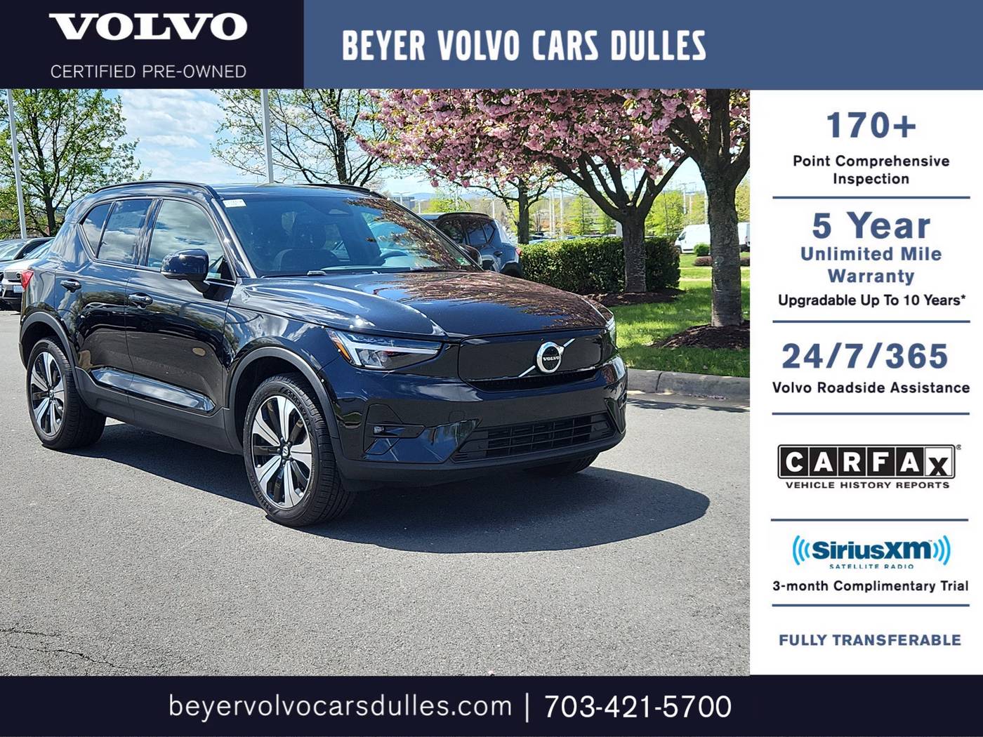 2023 Volvo XC40 Recharge Plus — SUV — 22,028 mi — Dulles, VA