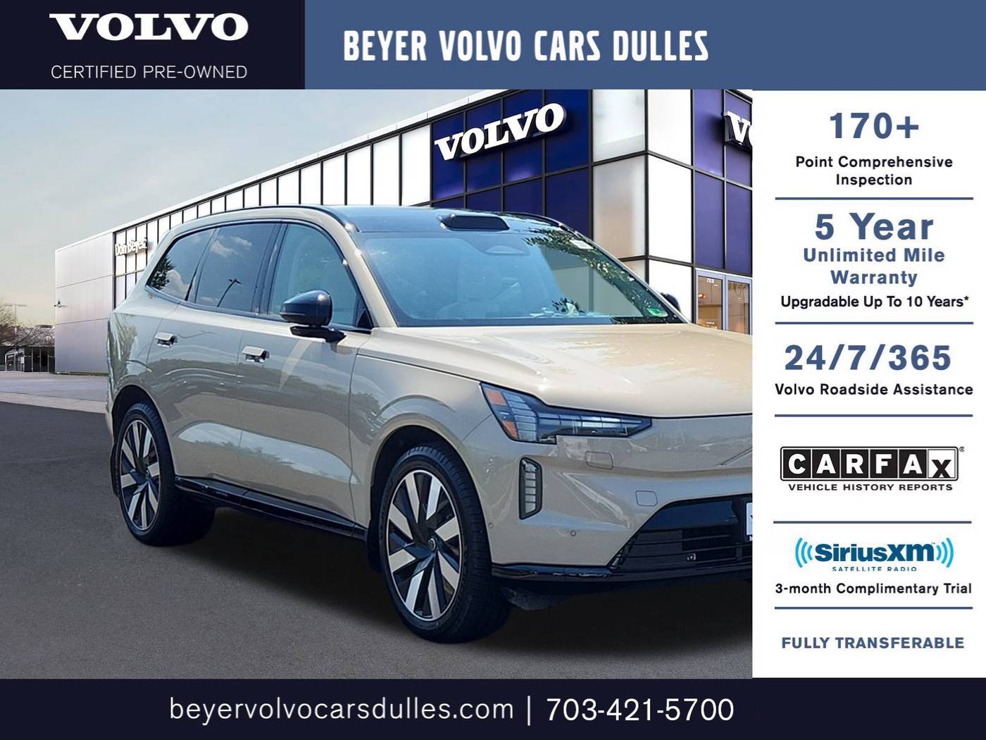 2025 Volvo EX90 Ultra — SUV — 1,420 mi — Dulles, VA