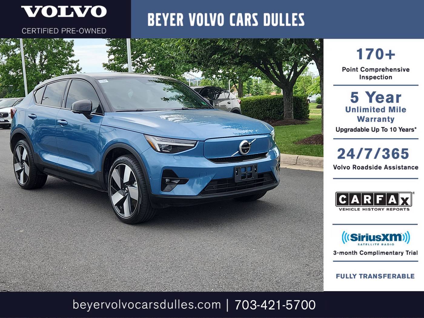 2022 Volvo C40 Recharge Ultimate — SUV — 19,445 mi — Dulles, VA