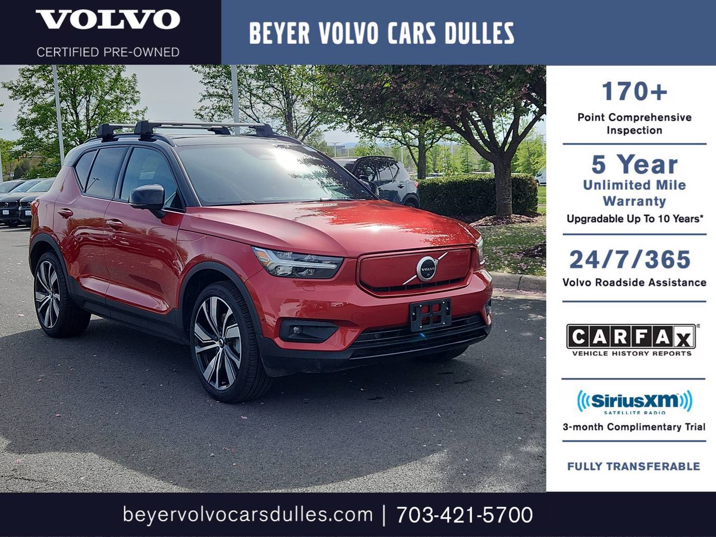 2022 Volvo XC40 Recharge Ultimate — SUV — 41,875 mi — Dulles, VA