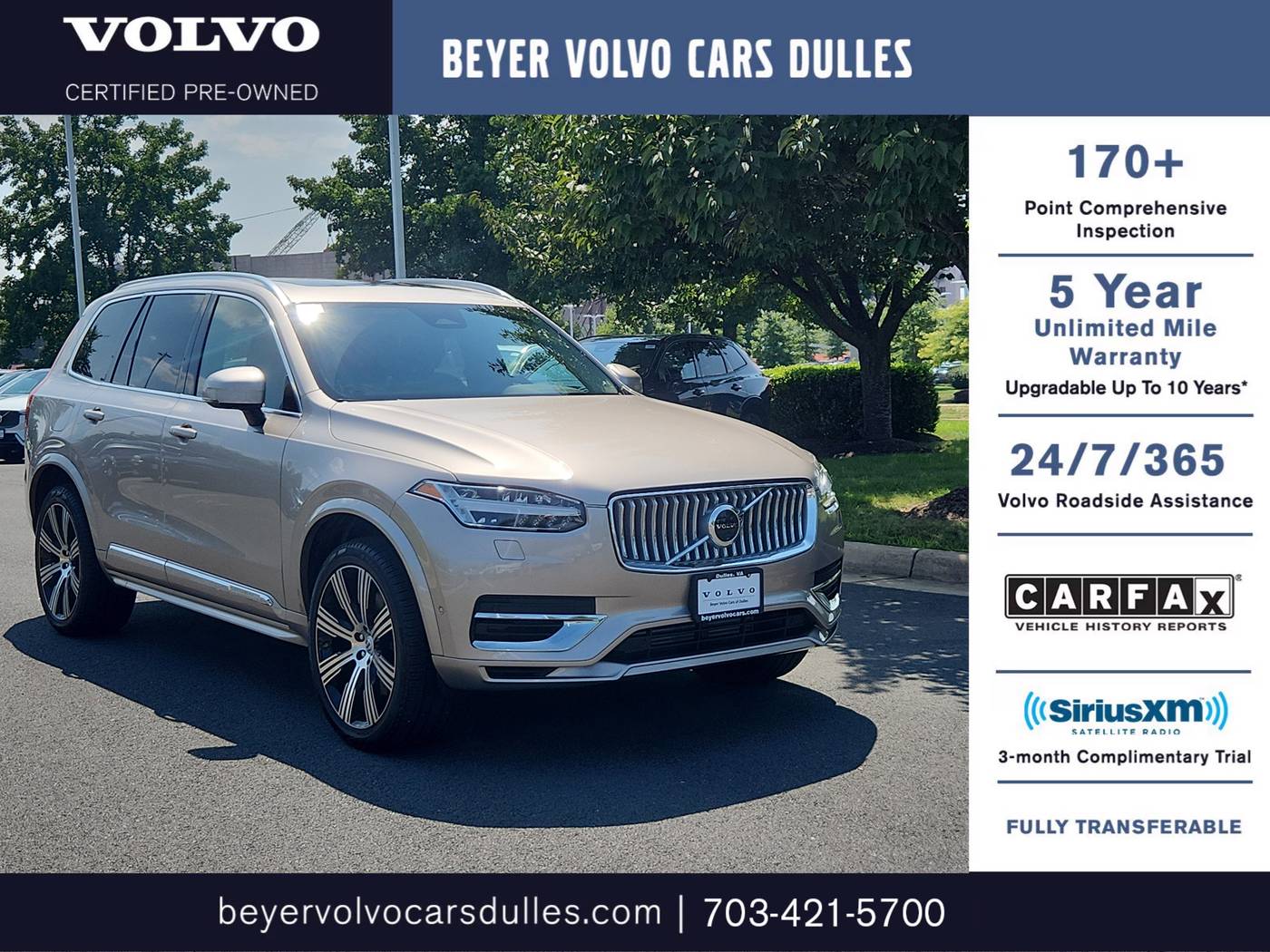 2024 Volvo XC90 Recharge Plus Bright Theme — SUV — 6,328 mi — Dulles, VA