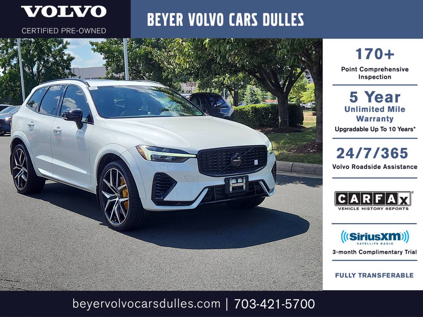 2023 Volvo XC60 Recharge Polestar — SUV — 4,493 mi — Dulles, VA