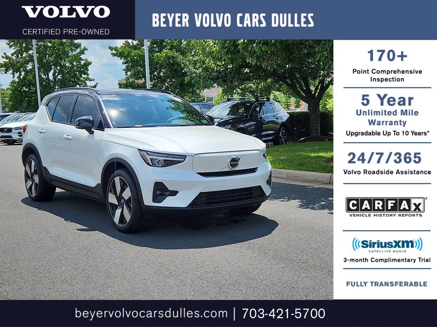 2023 Volvo XC40 Recharge Plus — SUV — 7,316 mi — Dulles, VA