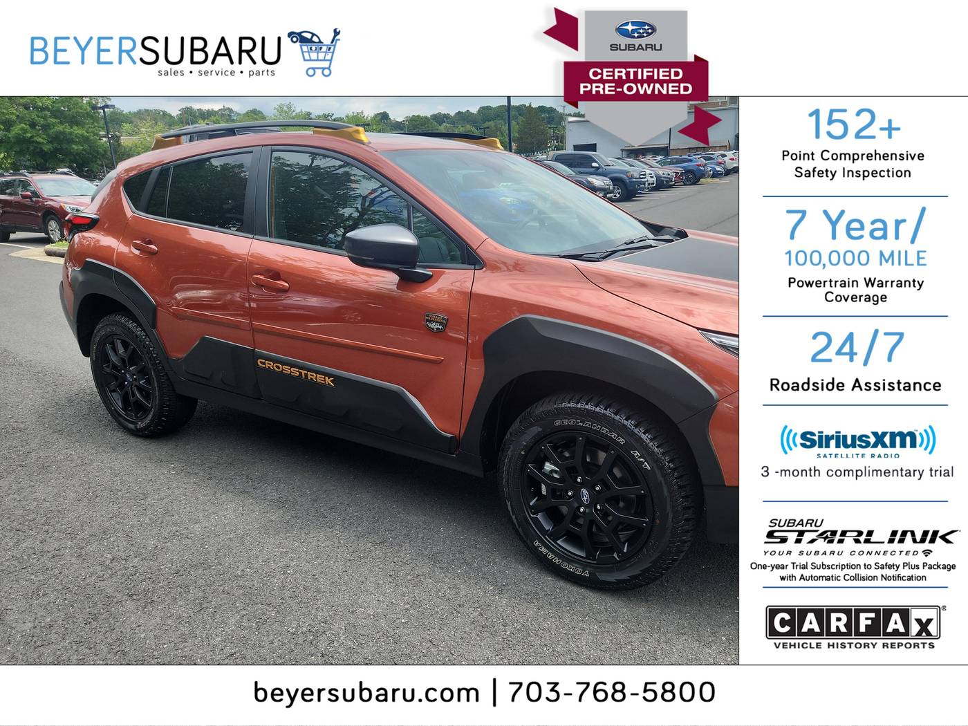 2024 Subaru Crosstrek Wilderness — SUV — 7,387 mi — Alexandria, VA