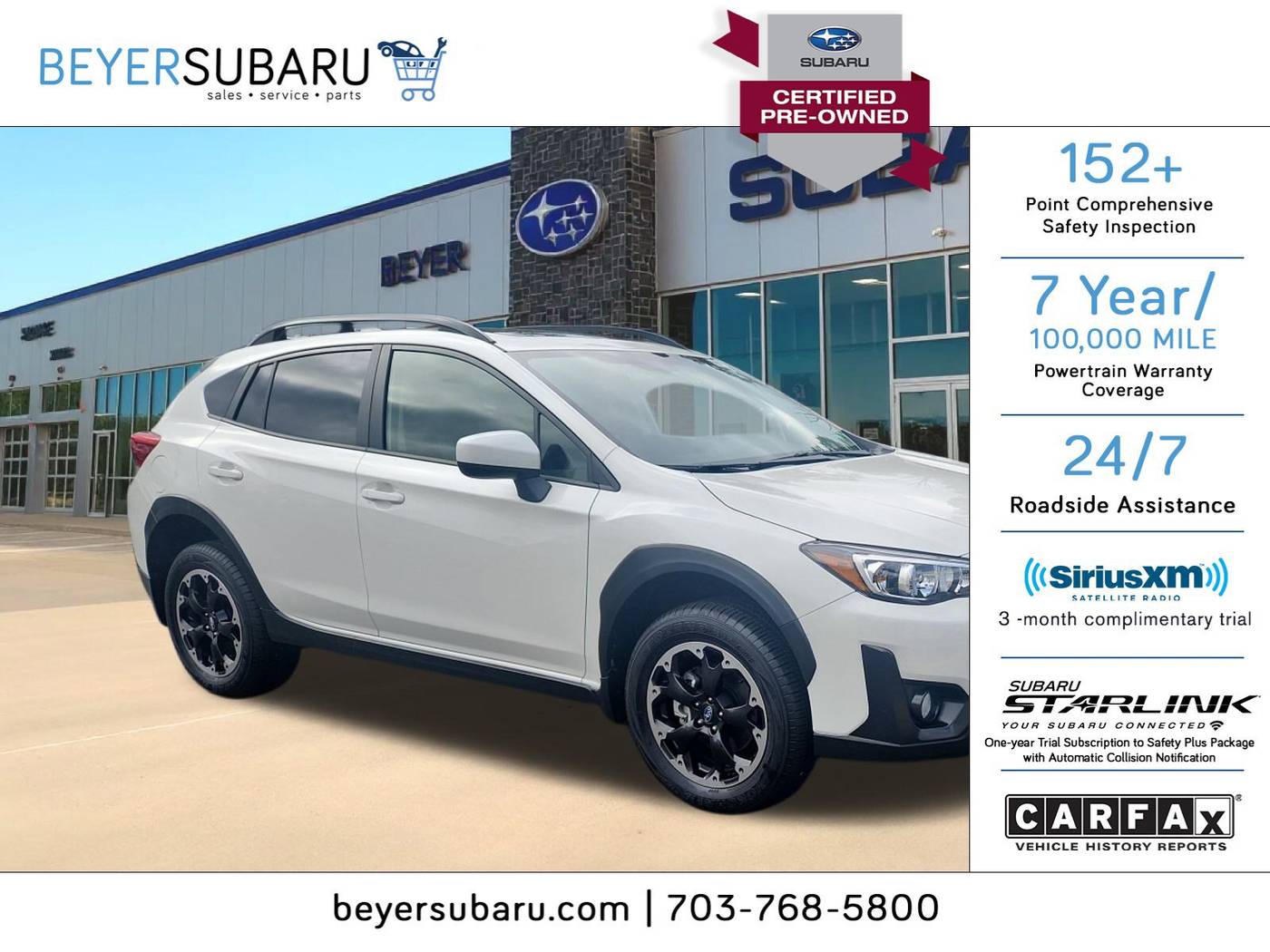 2021 Subaru Crosstrek Premium — SUV — 1,446 mi — Alexandria, VA