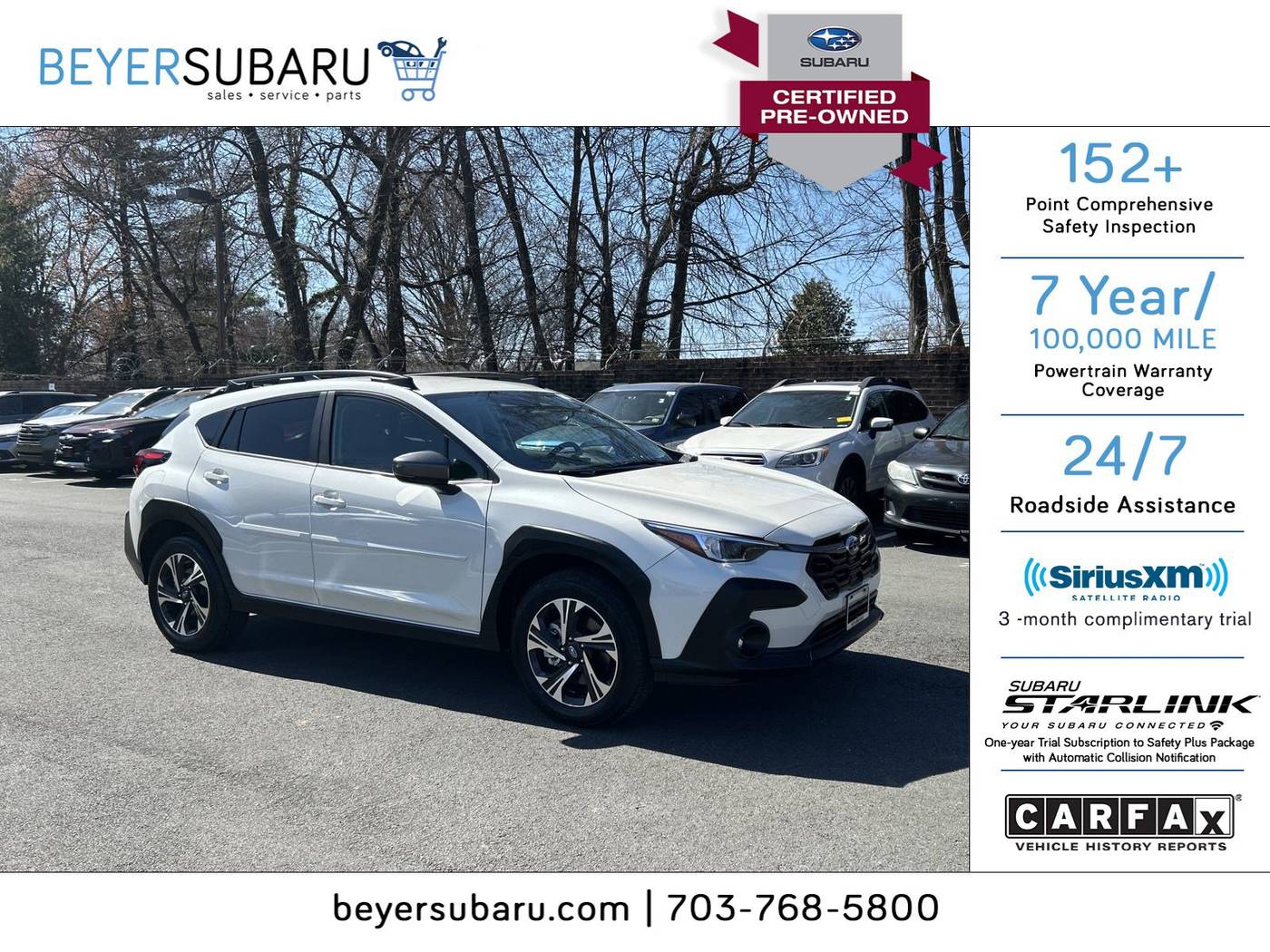 2024 Subaru Crosstrek Premium — SUV — 6,964 mi — Alexandria, VA