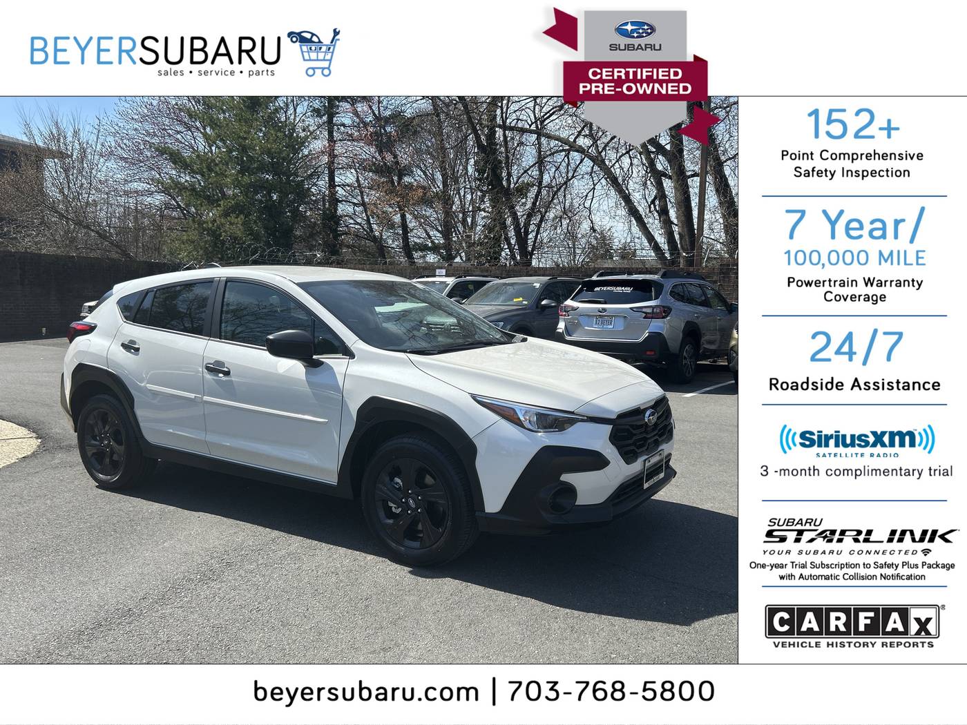 2024 Subaru Crosstrek 2.0i — SUV — 7,071 mi — Alexandria, VA