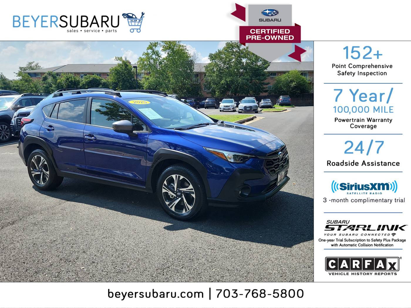2025 Subaru Crosstrek Premium — SUV — 5,320 mi — Alexandria, VA