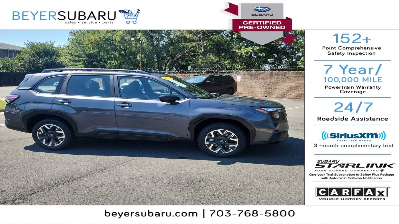 2025 Subaru Forester Base — SUV — 6,012 mi — Alexandria, VA