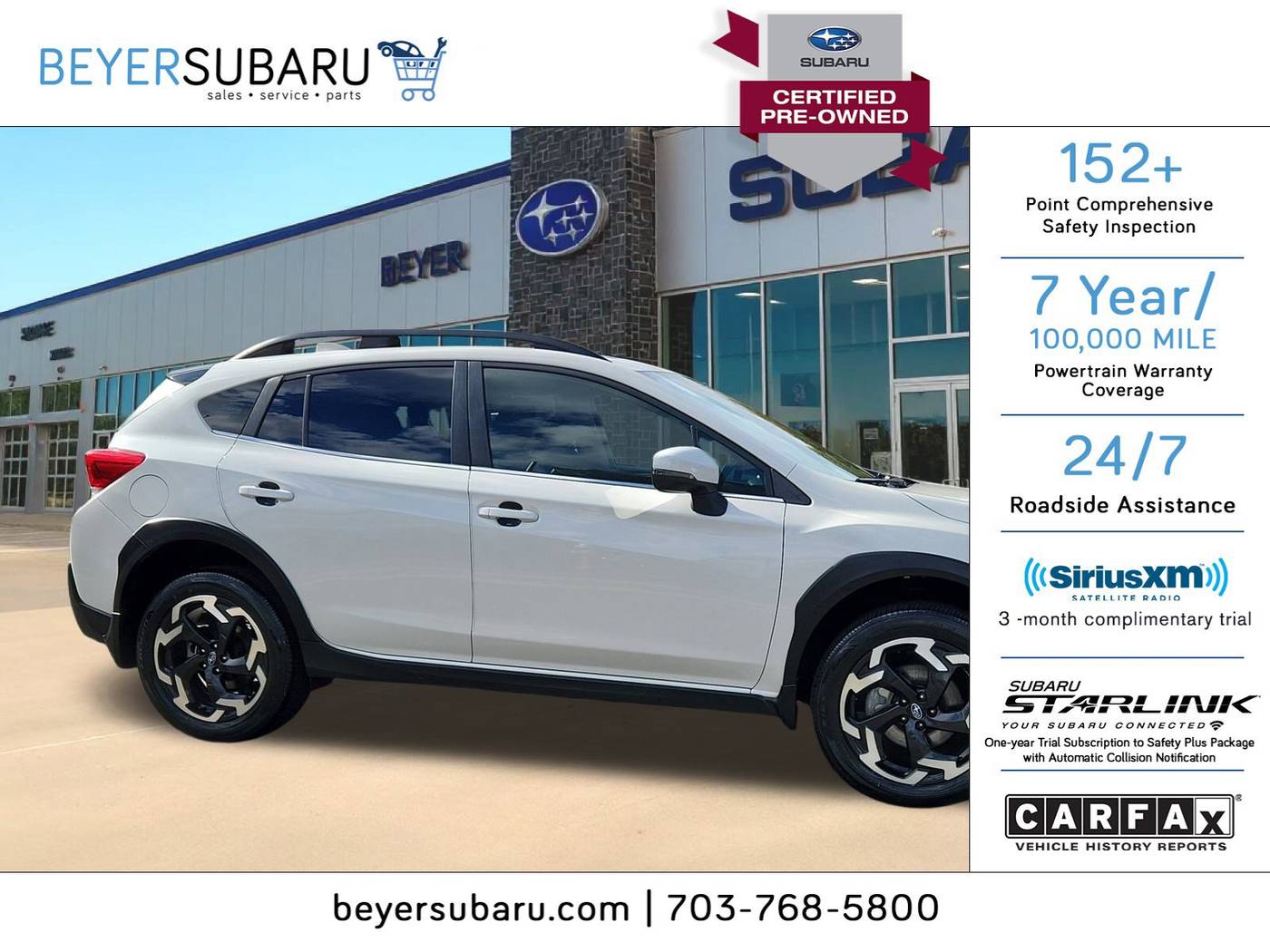 2021 Subaru Crosstrek Limited — SUV — 7,755 mi — Alexandria, VA