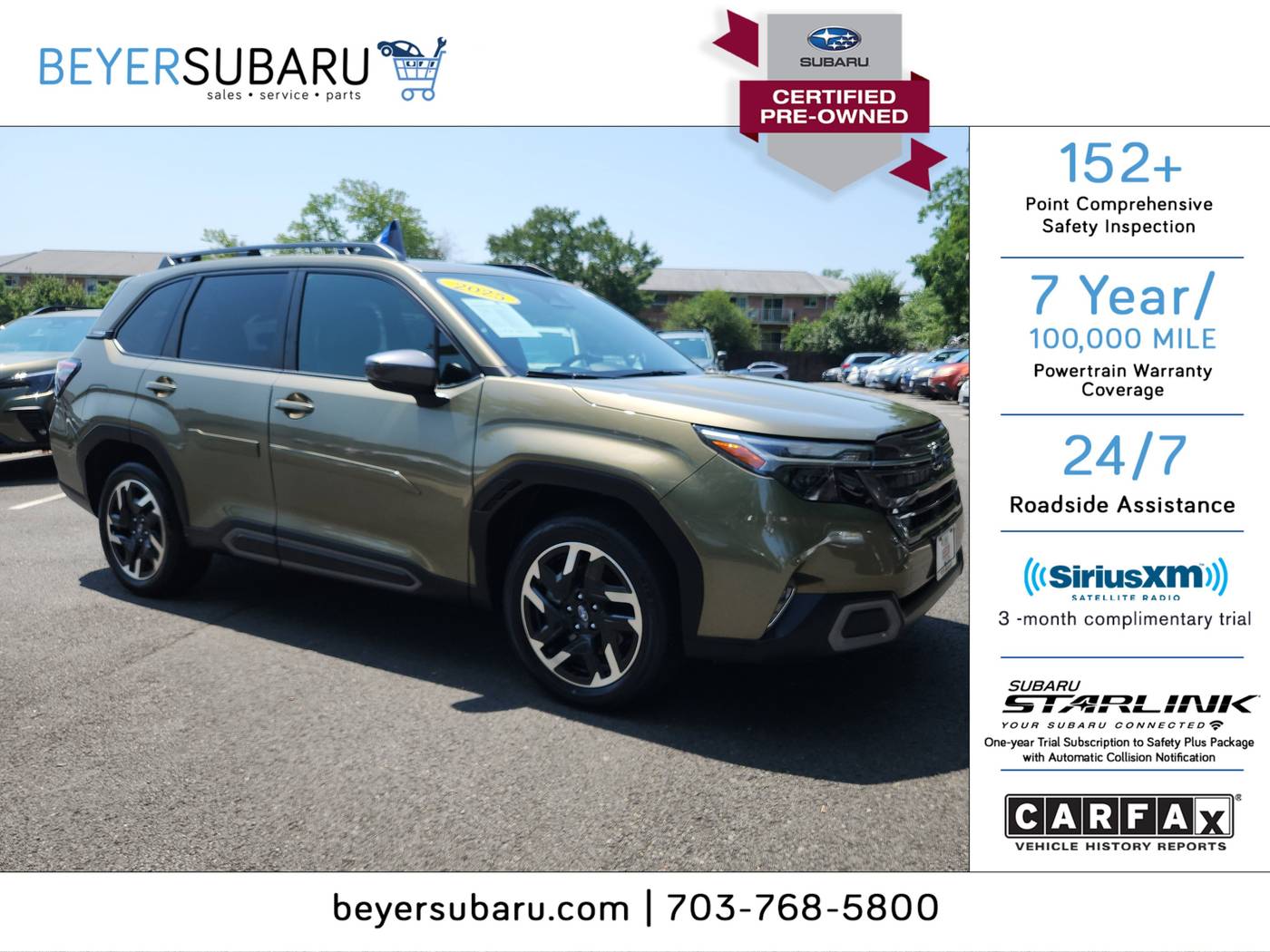 2025 Subaru Forester Limited — SUV — 4,598 mi — Alexandria, VA