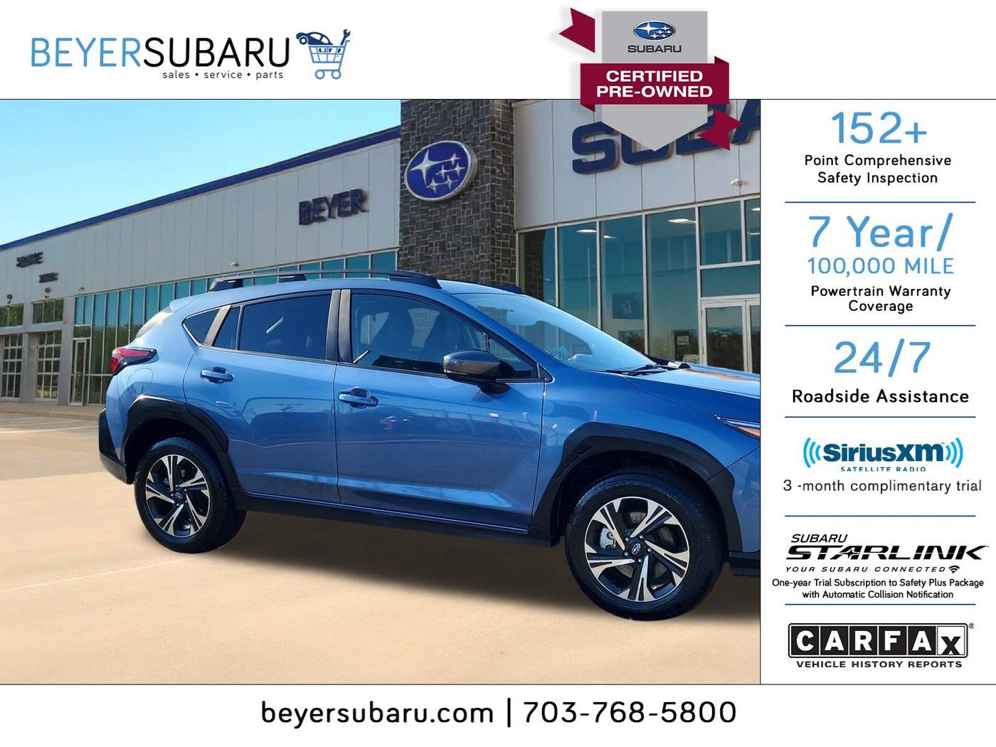 2024 Subaru Crosstrek Premium — SUV — 18,151 mi — Alexandria, VA