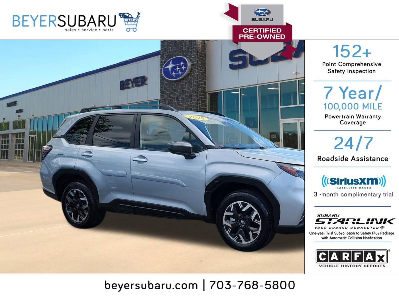 2025 Subaru Forester Premium — SUV — 3,039 mi — Alexandria, VA