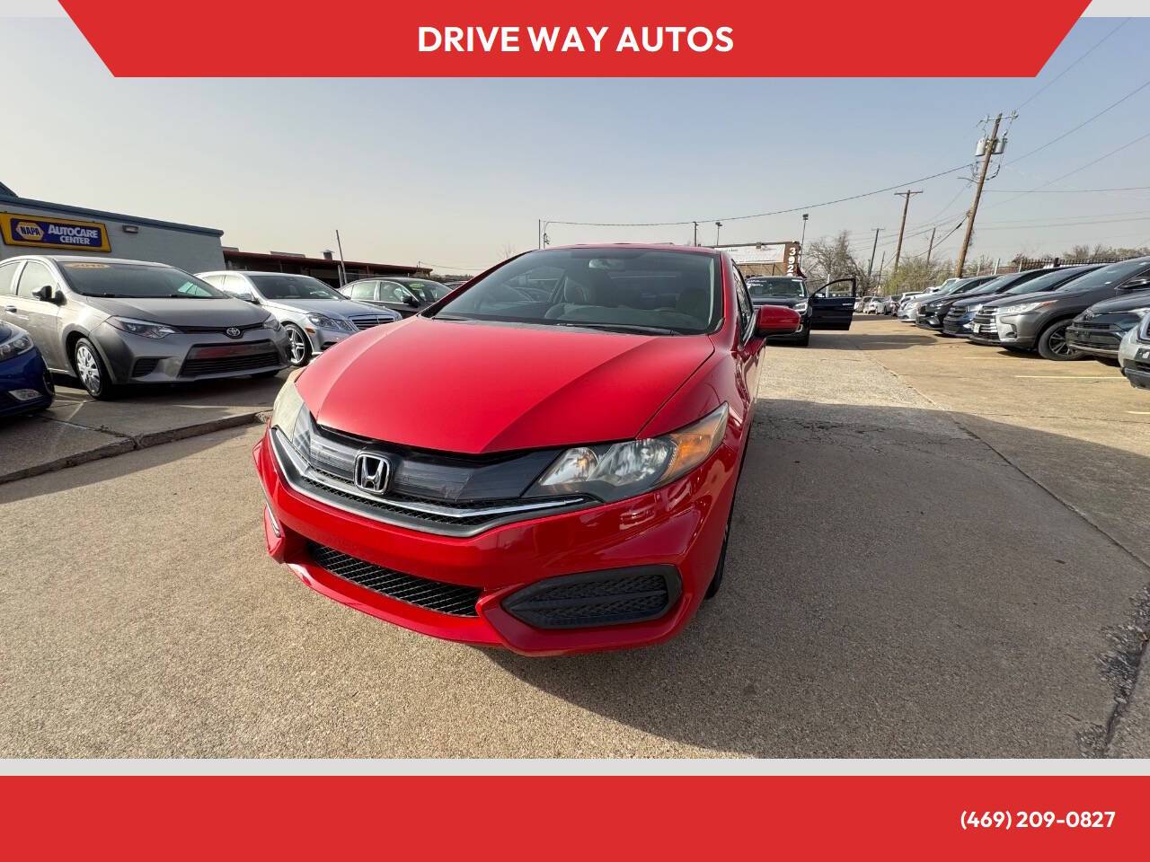 2015 Honda Civic EX — Coupe — 26,996 mi — Garland, TX