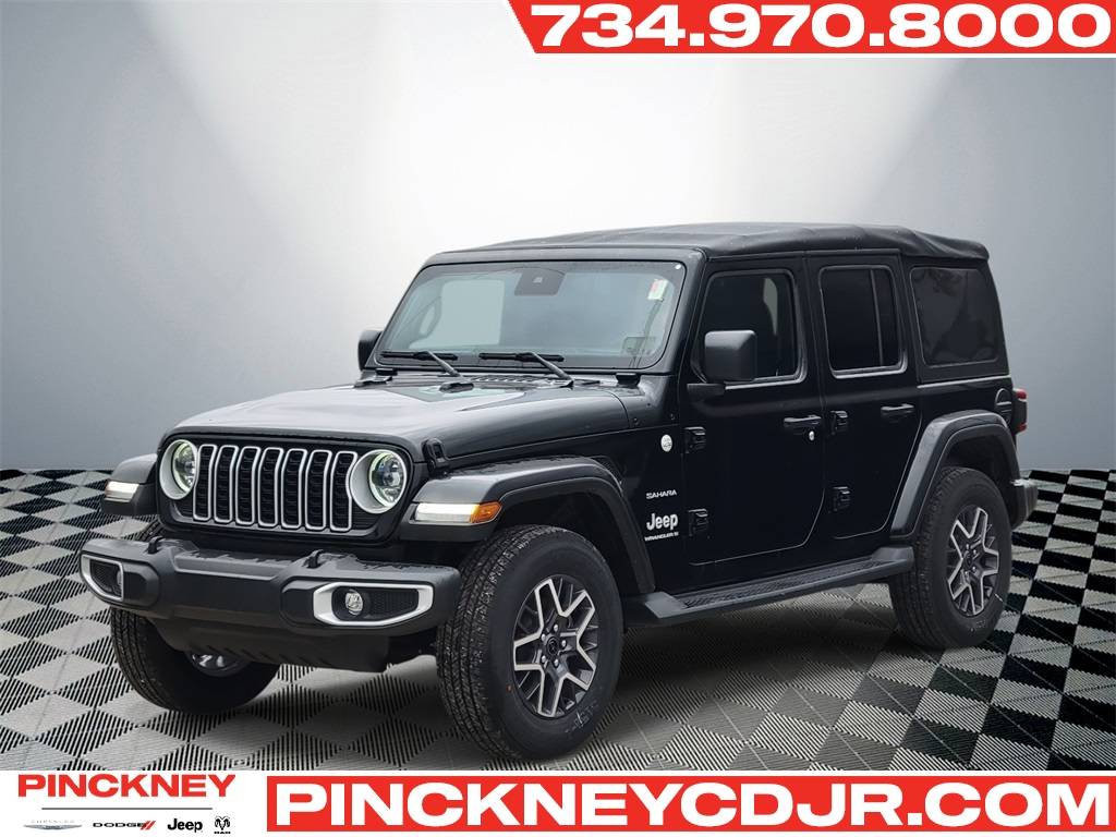 2024 Jeep Wrangler Sahara — SUV — 980 mi — Pinckney, MI