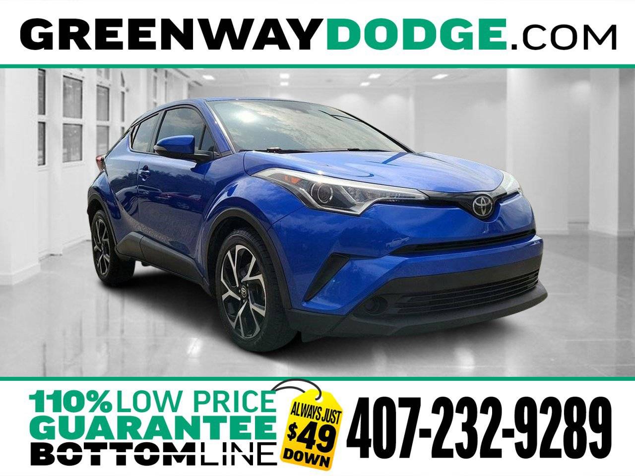 2019 Toyota C-HR XLE — SUV — 77,592 mi — Orlando, FL