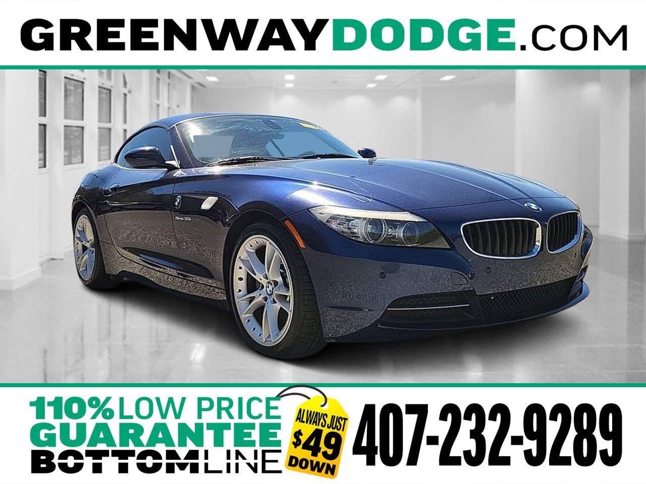 2010 BMW Z4 30i — Convertible — 62,244 mi — Orlando, FL