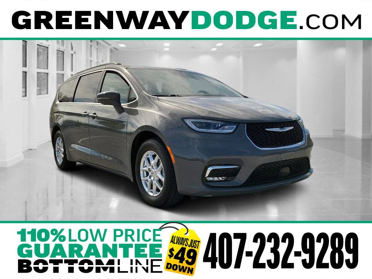 2022 Chrysler Pacifica Touring L — Minivan — 75,948 mi — Orlando, FL