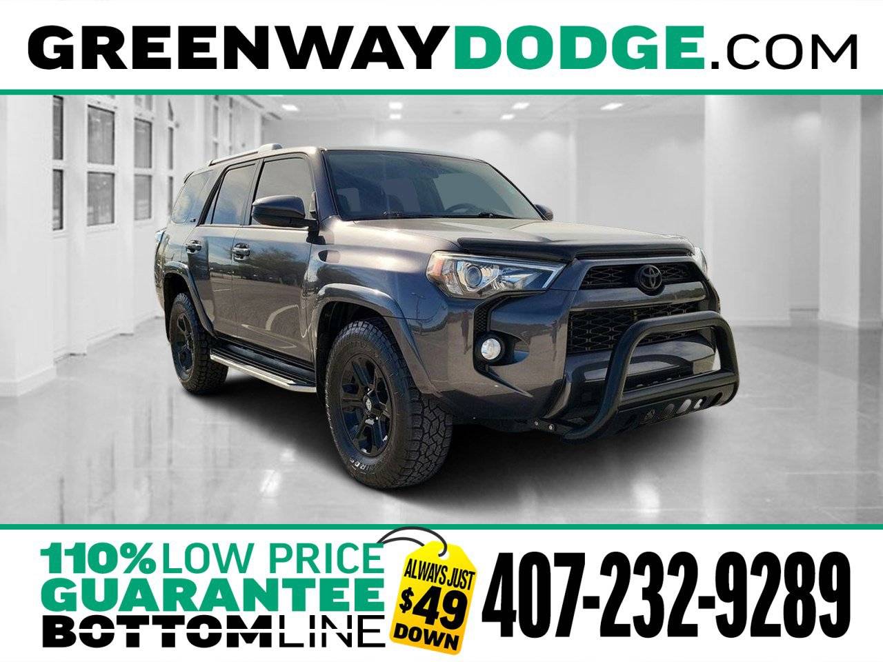2018 Toyota 4Runner SR5 — SUV — 130,011 mi — Orlando, FL