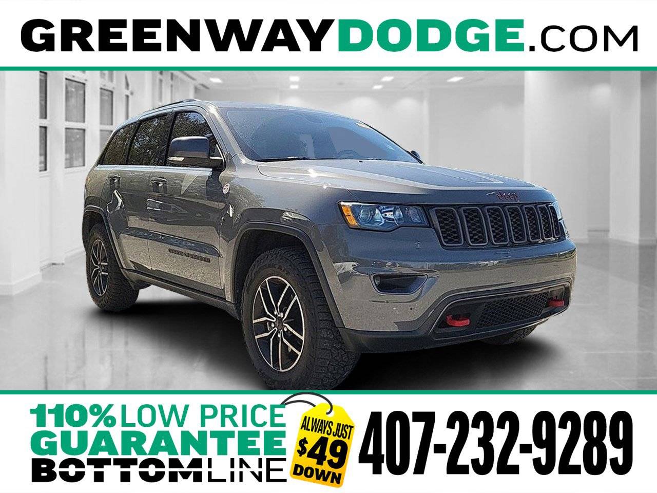 2021 Jeep Grand Cherokee WK Trailhawk — SUV — 47,618 mi — Orlando, FL