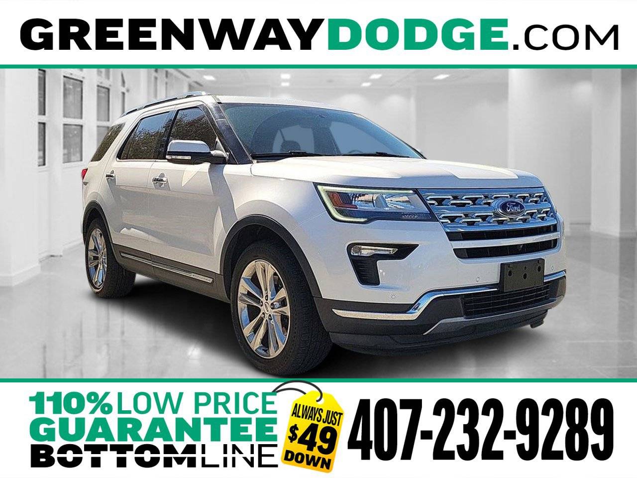 2019 Ford Explorer Limited — SUV — 82,666 mi — Orlando, FL