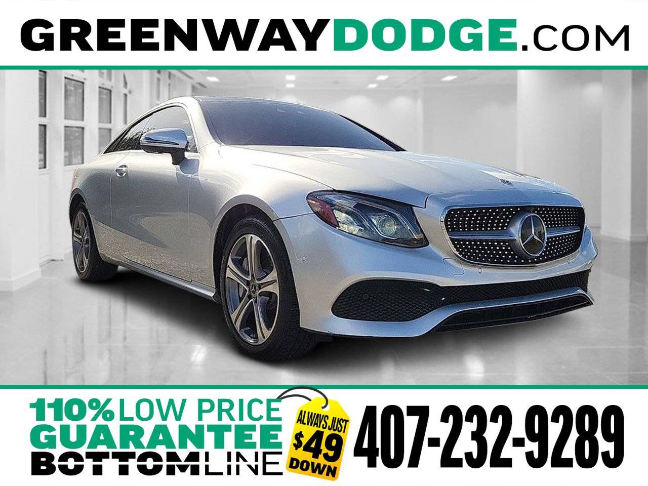 2018 Mercedes-Benz E-Class E 400 — Coupe — 73,923 mi — Orlando, FL