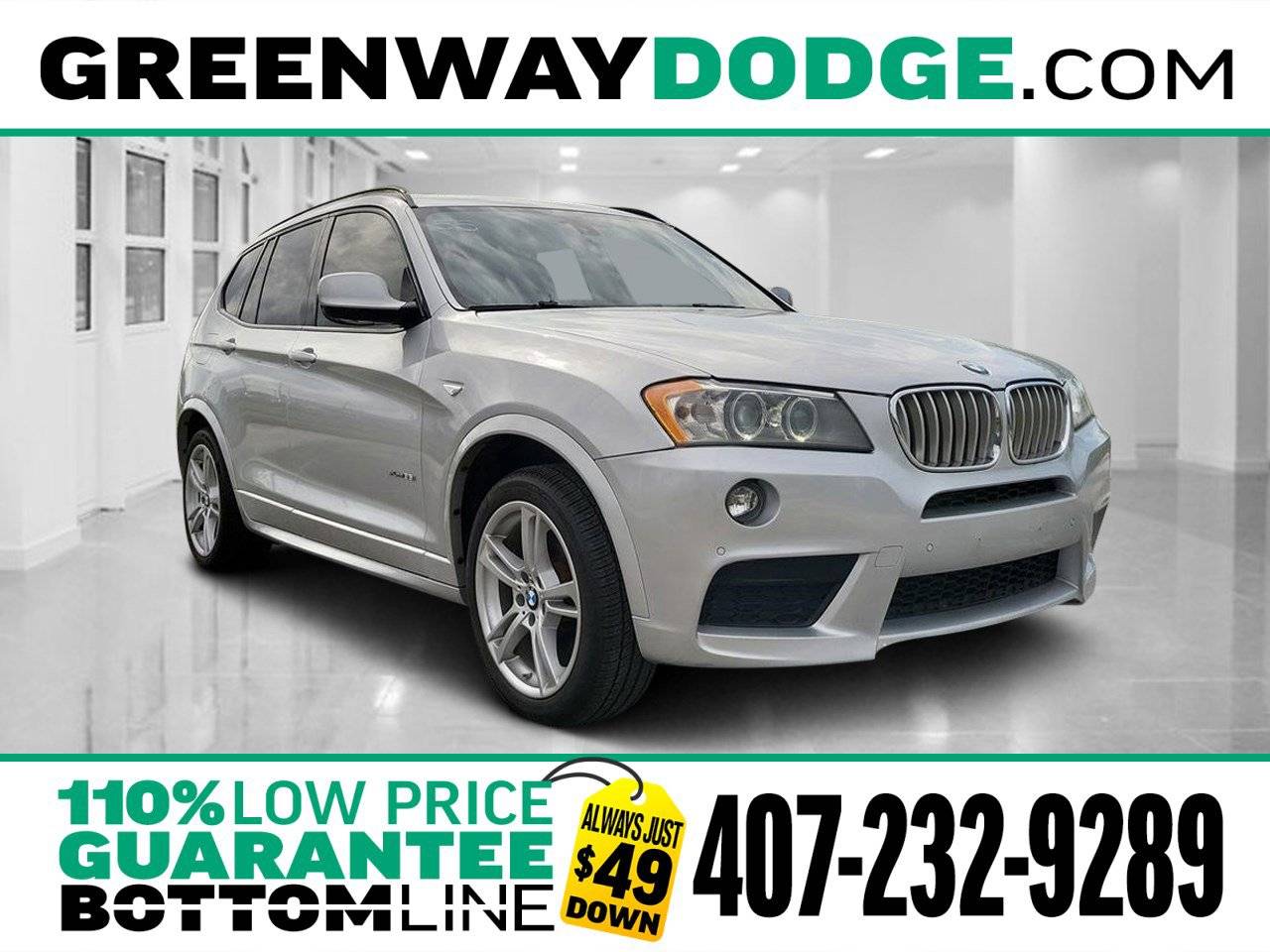 2014 BMW X3 35i — SUV — 100,219 mi — Orlando, FL