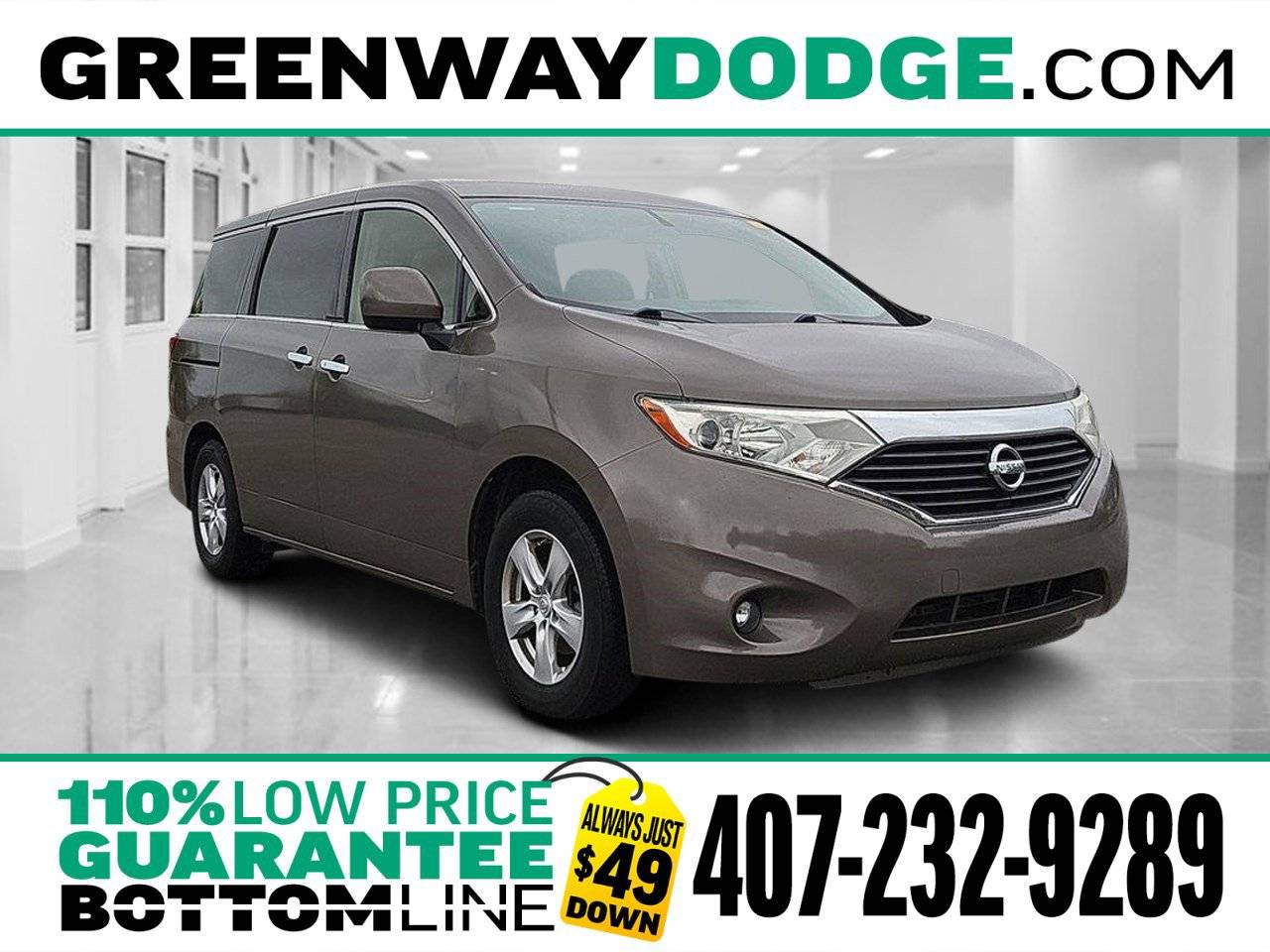 2015 Nissan Quest SV — Minivan — 109,789 mi — Orlando, FL