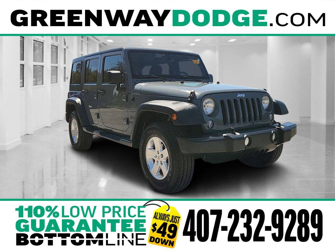 2014 Jeep Wrangler Sport — SUV — 116,459 mi — Orlando, FL