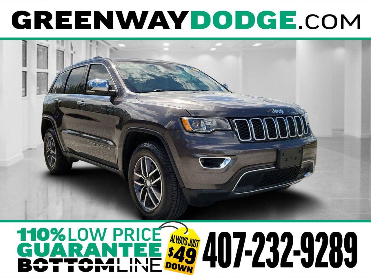 2018 Jeep Grand Cherokee Limited — SUV — 38,504 mi — Orlando, FL