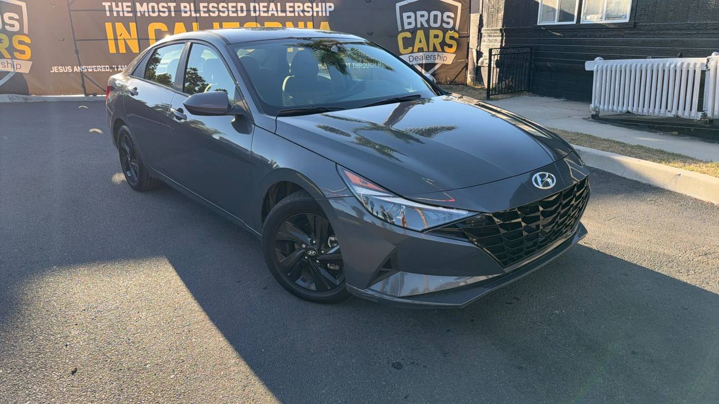 2023 Hyundai Elantra Hybrid Blue — Sedan — 45,249 mi — SANTA ANA, CA
