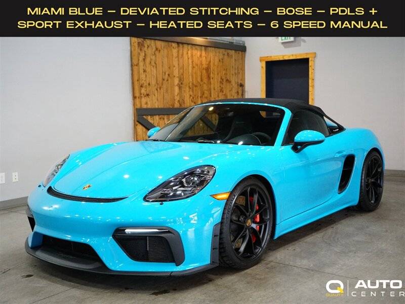 2020 Porsche 718 Boxster 718 Spyder — Convertible — 16,691 mi — Lynnwood, WA