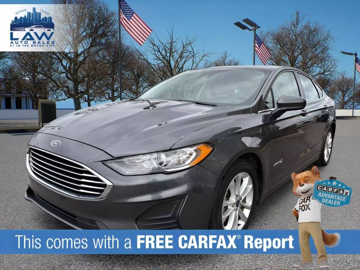 2019 Ford Fusion Hybrid SE — Sedan — 59,924 mi — Wayne, MI