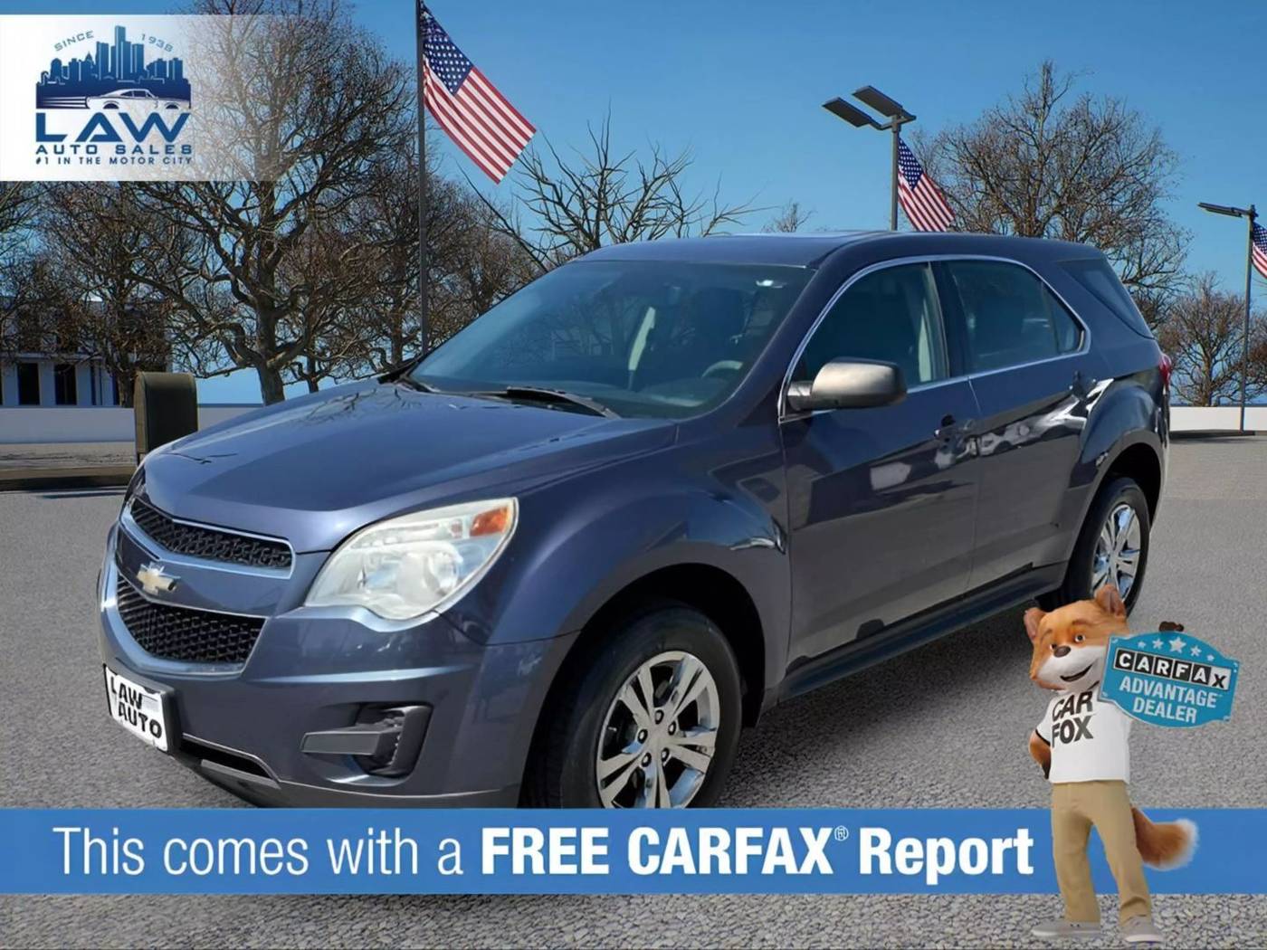 2013 Chevrolet Equinox LS — SUV — 104,524 mi — Wayne, MI