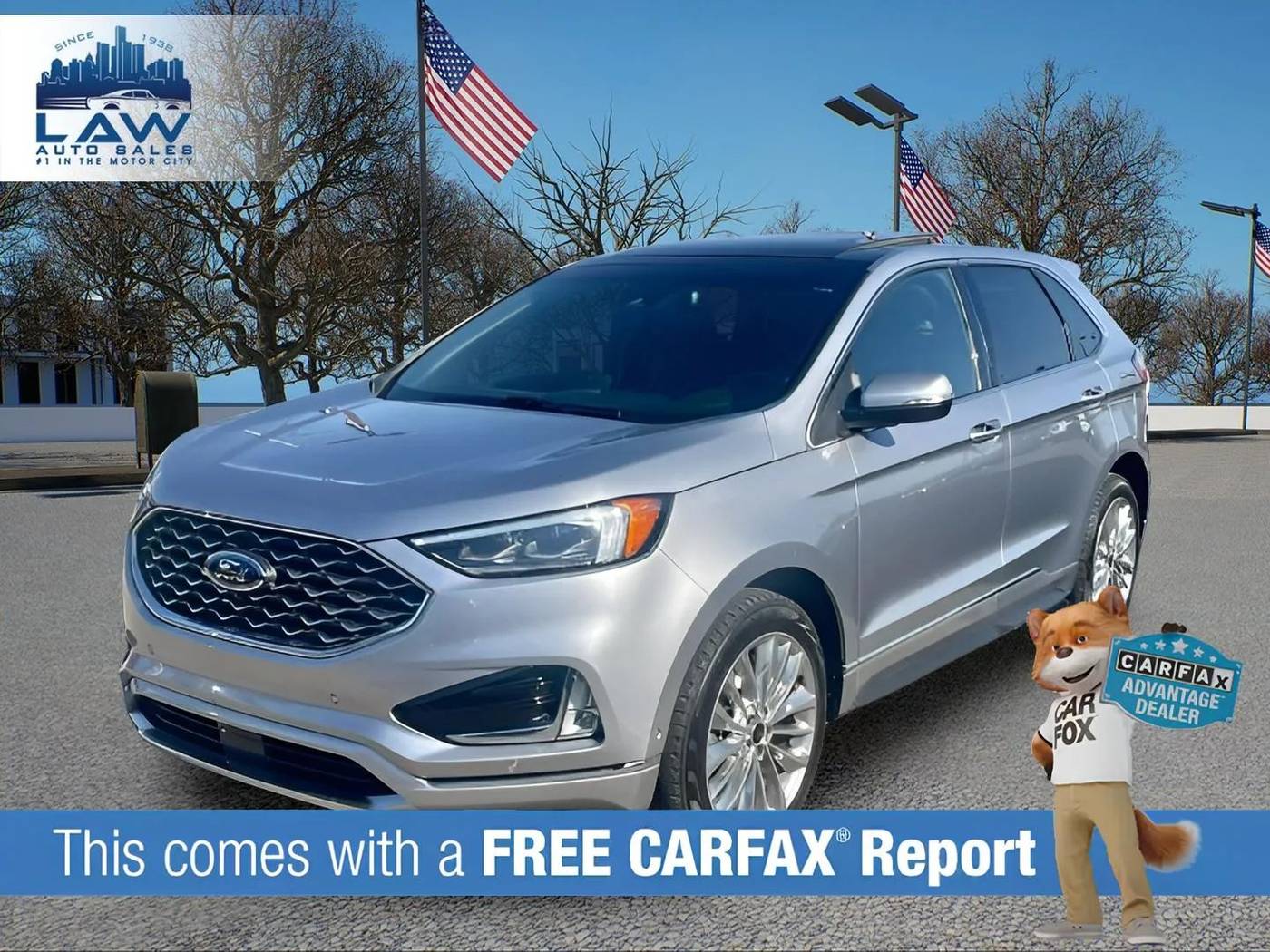 2020 Ford Edge Titanium — SUV — 60,757 mi — Wayne, MI