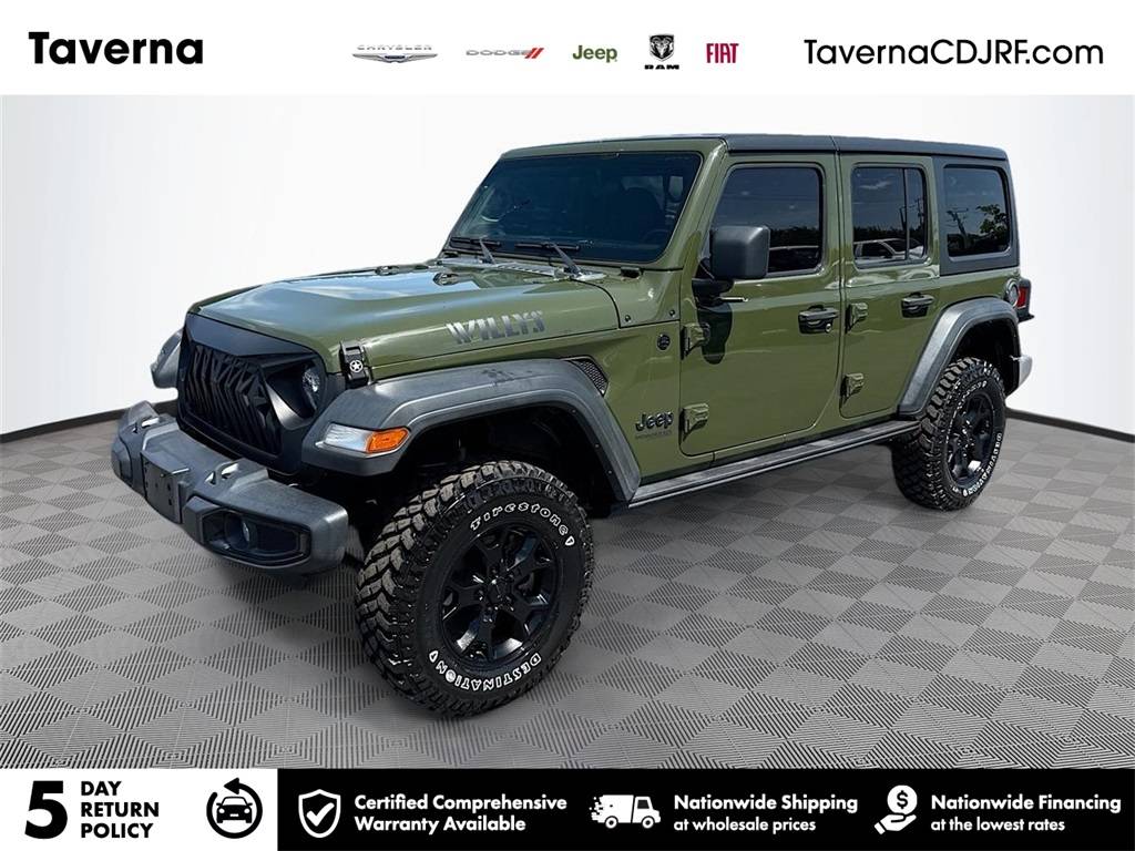 2021 Jeep Wrangler Willys — SUV — 41,516 mi — Plantation, FL