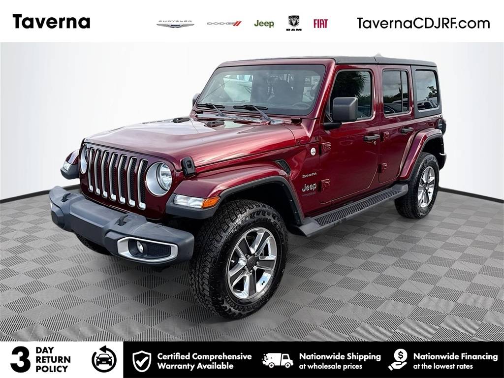 2021 Jeep Wrangler Sahara — SUV — 28,785 mi — Plantation, FL
