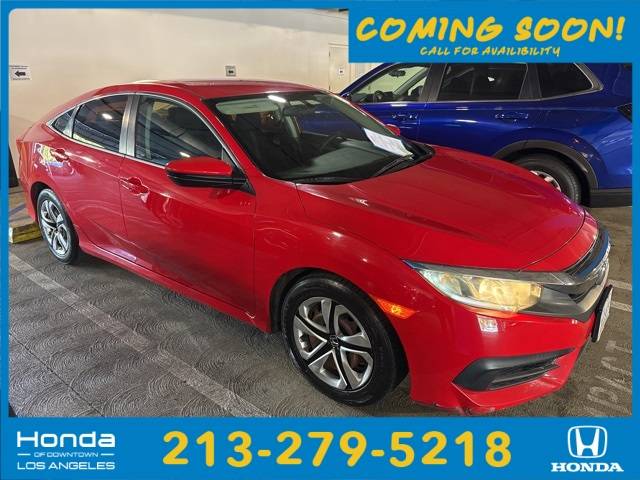 2016 Honda Civic LX — Sedan — 34,996 mi — Los Angeles, CA
