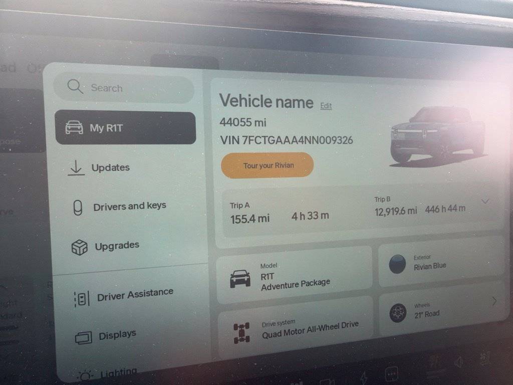 2022 Rivian R1T Adventure Package