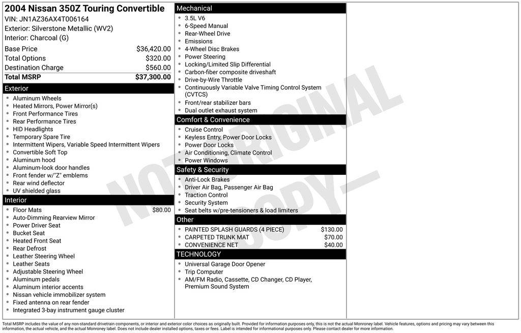 2004 Nissan 350Z Touring