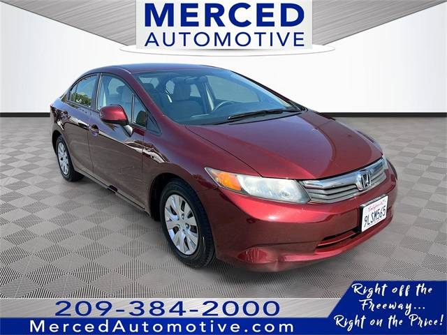 2012 Honda Civic LX — Sedan — 109,134 mi — Merced, CA